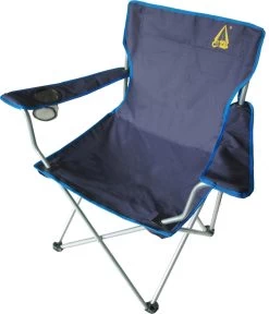 Best Camp Koala Campingstoel - Hoge Rugleuning - Blauw