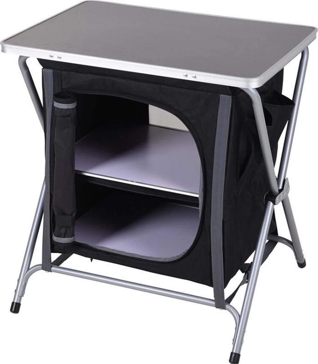 Pro Garden Campingkast Opvouwbaar Met Legplaat En Plank 60 X 45 X 63 Cm