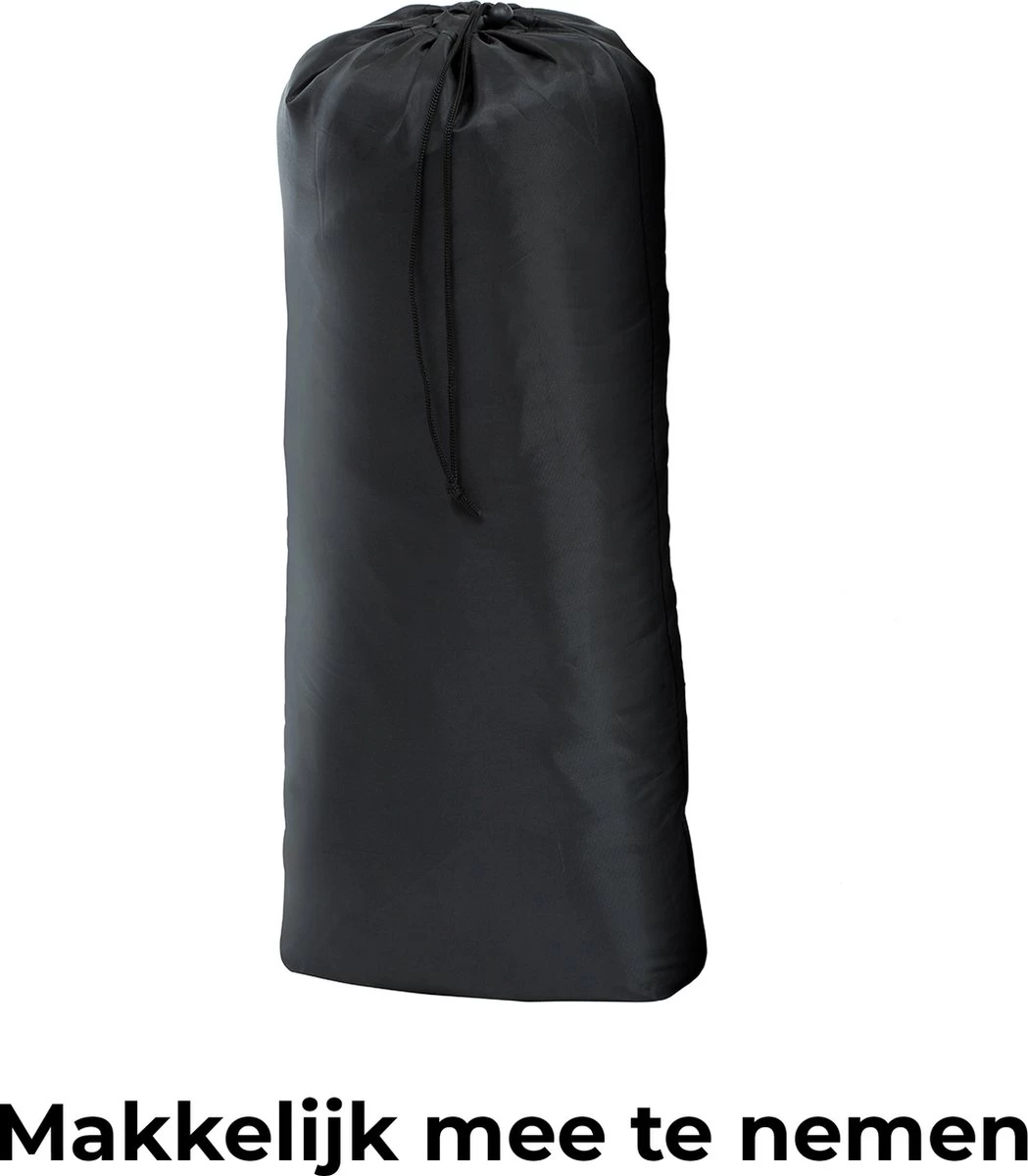 Deryan Cocoon Pop Up Tent - Slaapzak - Luchtbed - Luchtpomp - 4 Persoons - Zilver - Afbeelding 6