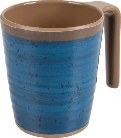 Bo-Camp - Mok - Halo - L - 4 Stuks - Blauw