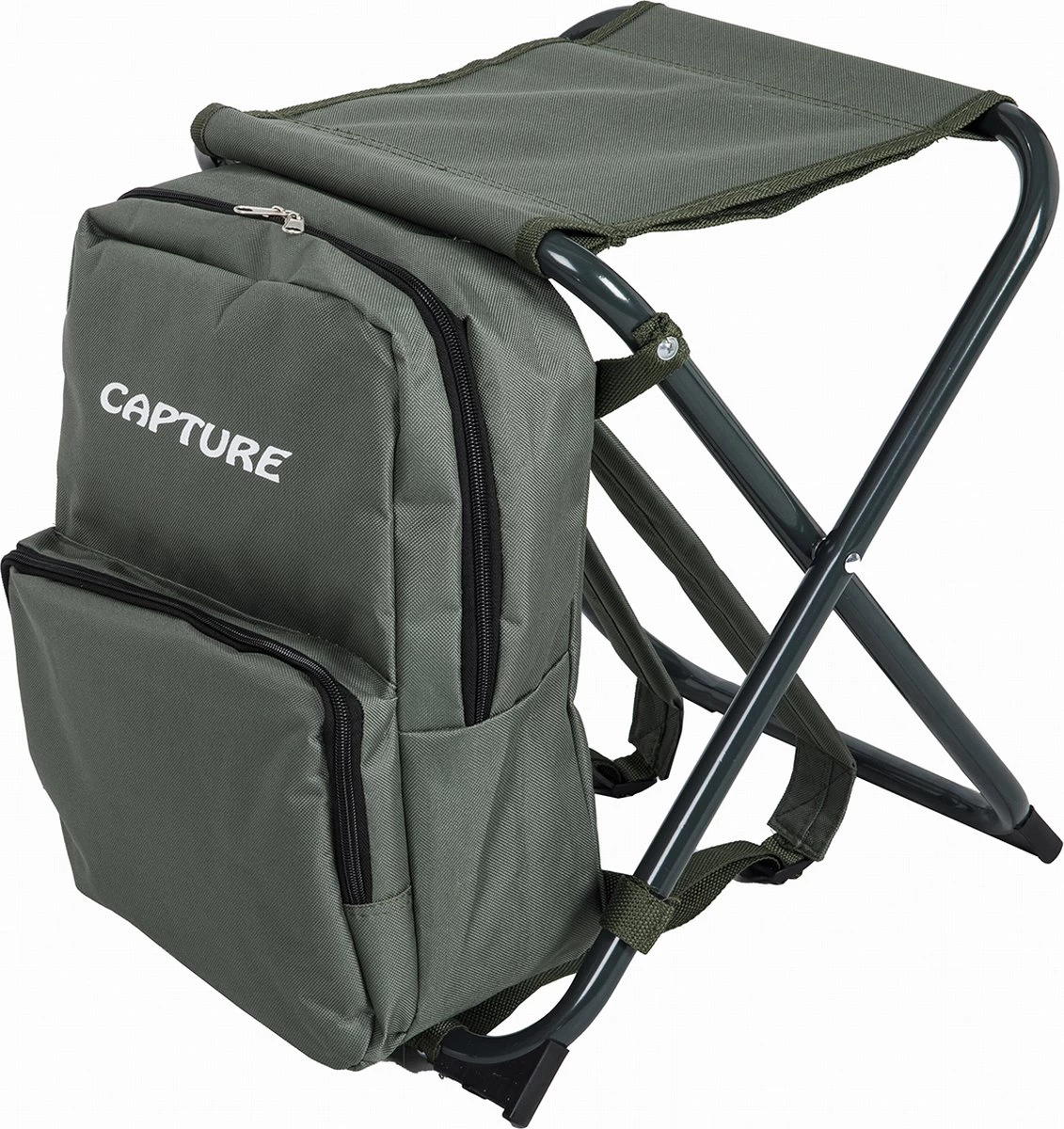 Capture Outdoor, "Traveller OX-37" Camping Kruk Met Rugzak, Opvouwbaar, Lichtgewicht, Verstelbare En Gevoerde Draagriemen, …