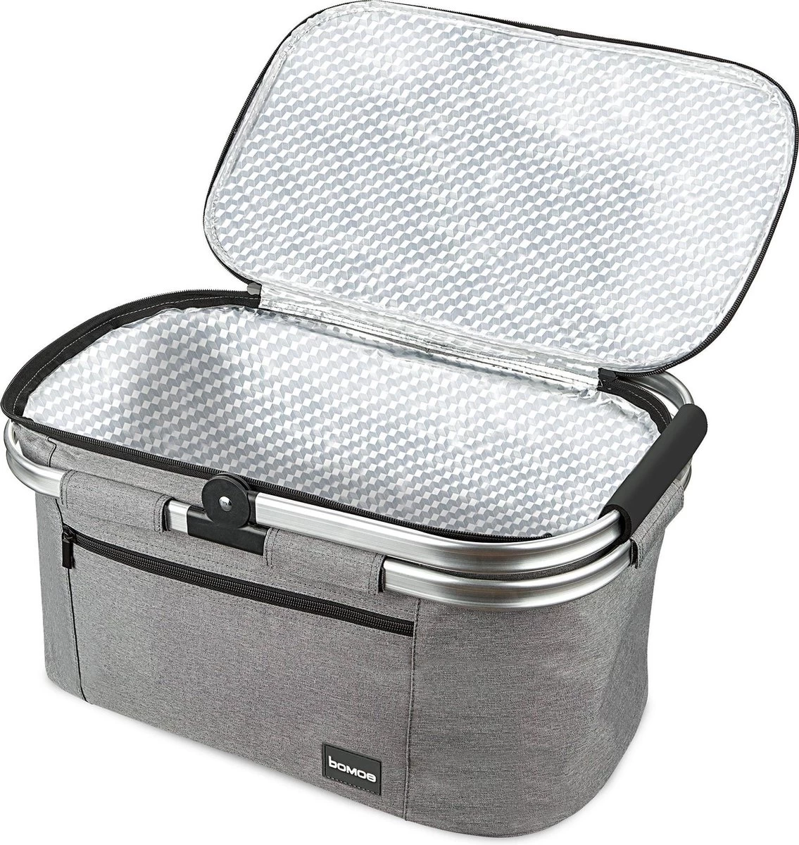 Bomoe Koeltas Picknickmand Opvouwbaar IceBreezer K47 - 47x27x26 Cm - 32 Liter- Perfect Voor Barbecues Of Boodschappen - Afbeelding 2