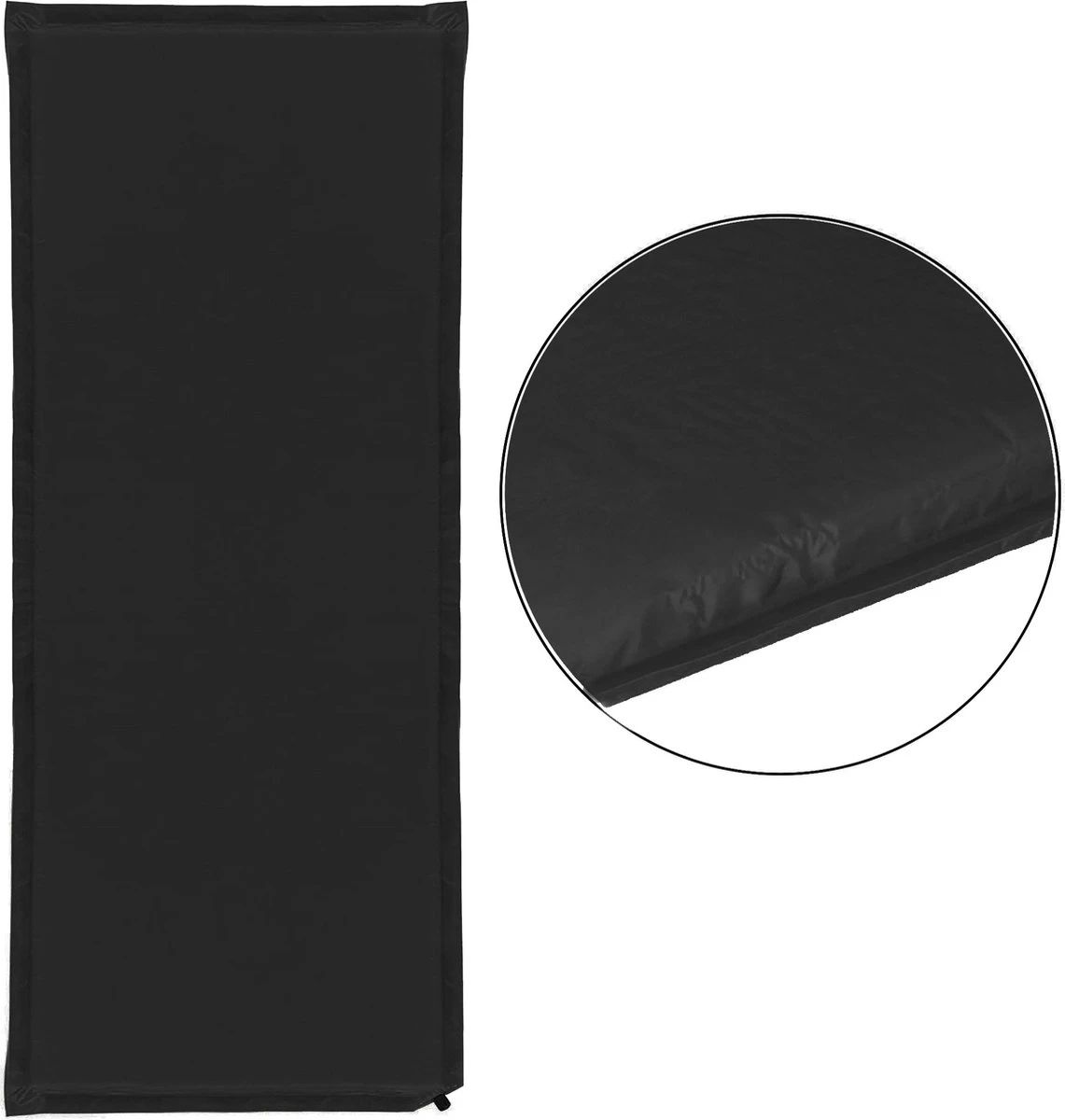 Springos Slaapmat | Zelfopblazend | 180 Cm | Inclusief Hoes | Zwart - Afbeelding 11