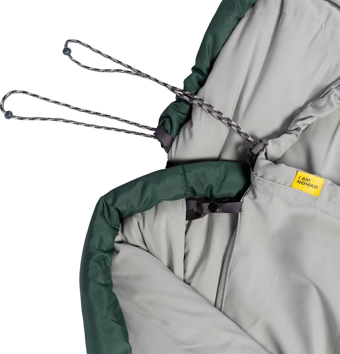 NOMAD® Triple-S Premium Plus Slaapzak (Links) | 220x80cm Groen | Lichtgewicht & Kwalitatief | Slaapzak | Incl Hoes - Afbeelding 11