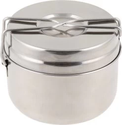 MFH - CZ Mess Kit/pannen Set - RVS - 3-delig