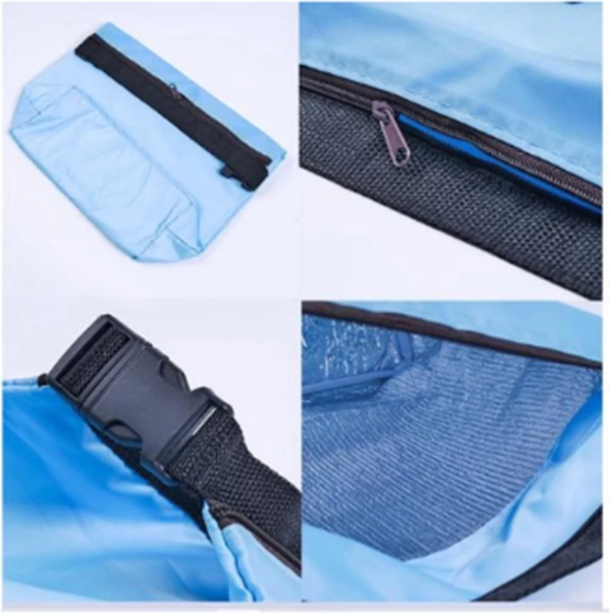 Merkloos Koeltas Lunch - Lunchtas Volwassenen - Kinderen - Lunchtrommel - Picknicktas - Koelzak - Coolbag - Waterdicht - Roze - Afbeelding 4