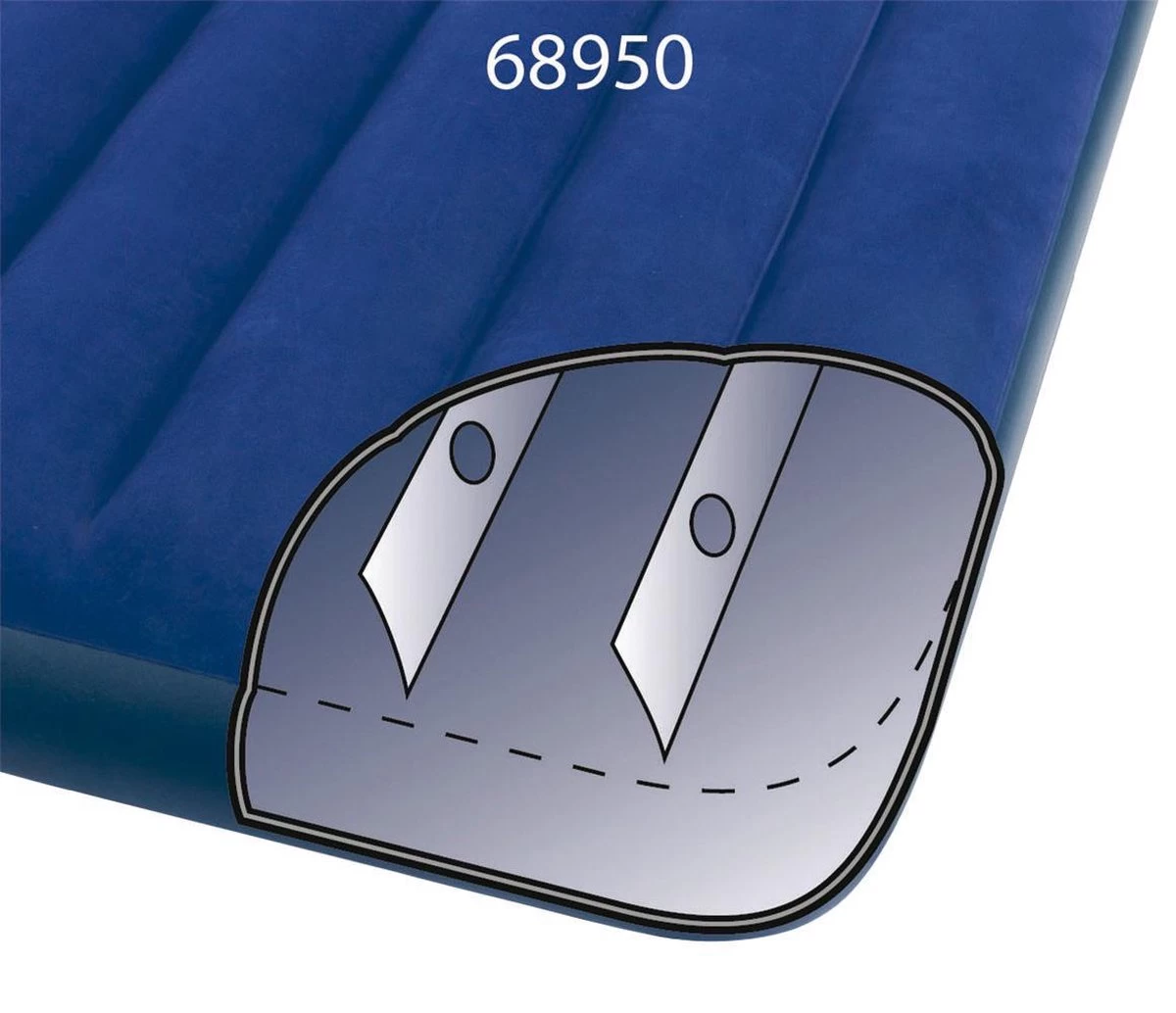 Intex Downy Twin Luchtbed - 1-persoons - 191x76x22 Cm - Afbeelding 17