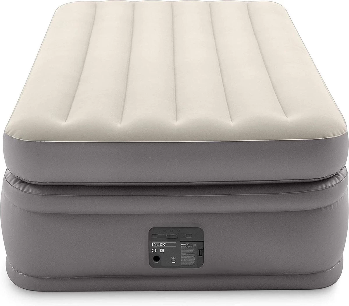 Intex Prime Comfort - Luchtbed - 1-Persoons - 99x191x51 Cm (BxLxH) - Grijs - Met Ingebouwde Motorpomp - Afbeelding 2