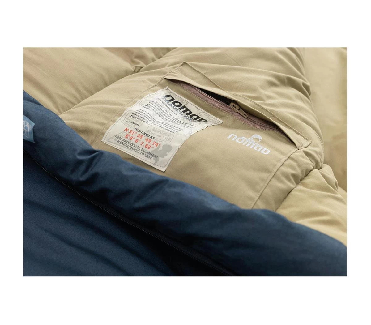 NOMAD® Blazer Classic '78 Slaapzak - Dekenmodel - Max Lichaamslengte 195 Cm - Afbeelding 9