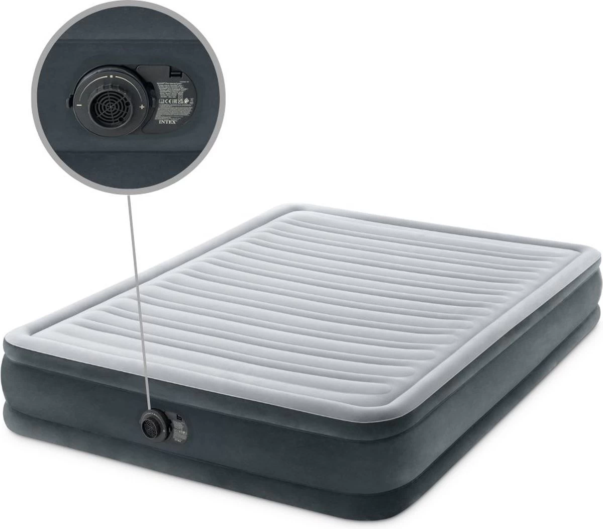 Intex Comfort-plush Full Luchtbed - 2-persoons - 203x152x33 Cm - Afbeelding 12