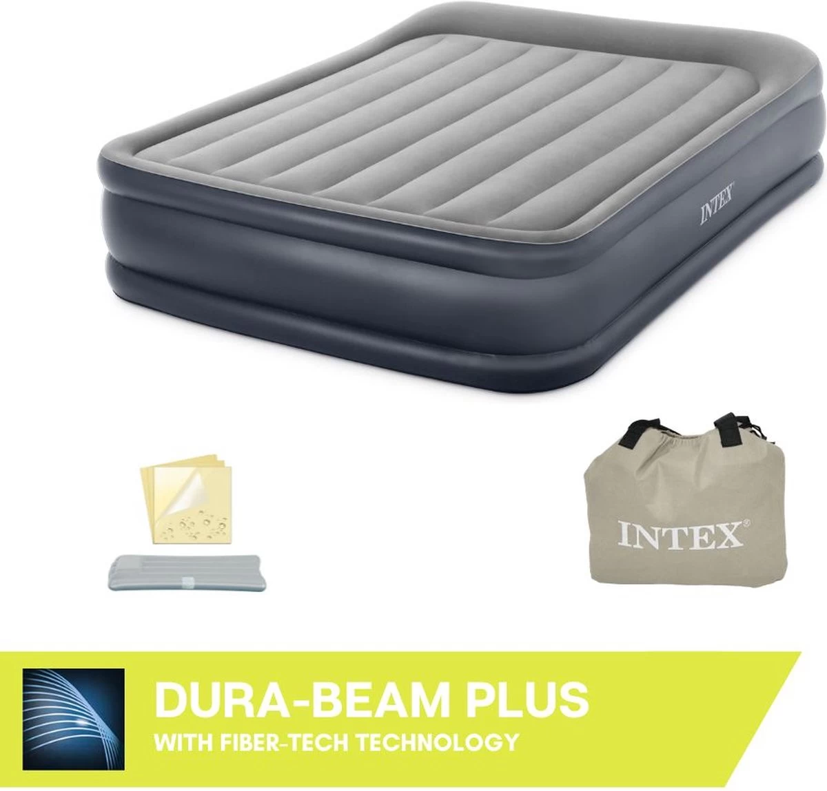 Intex Deluxe Pillow Rest Raised Luchtbed - 2-persoons - 203x152x42 Cm - Afbeelding 10