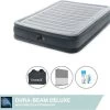 Intex Luchtbed - Twijfelaar - 137 X 191 X 33 Cm - Grijs - Met Ingebouwde Pomp, Hoeslaken Antraciet En Reparatieset