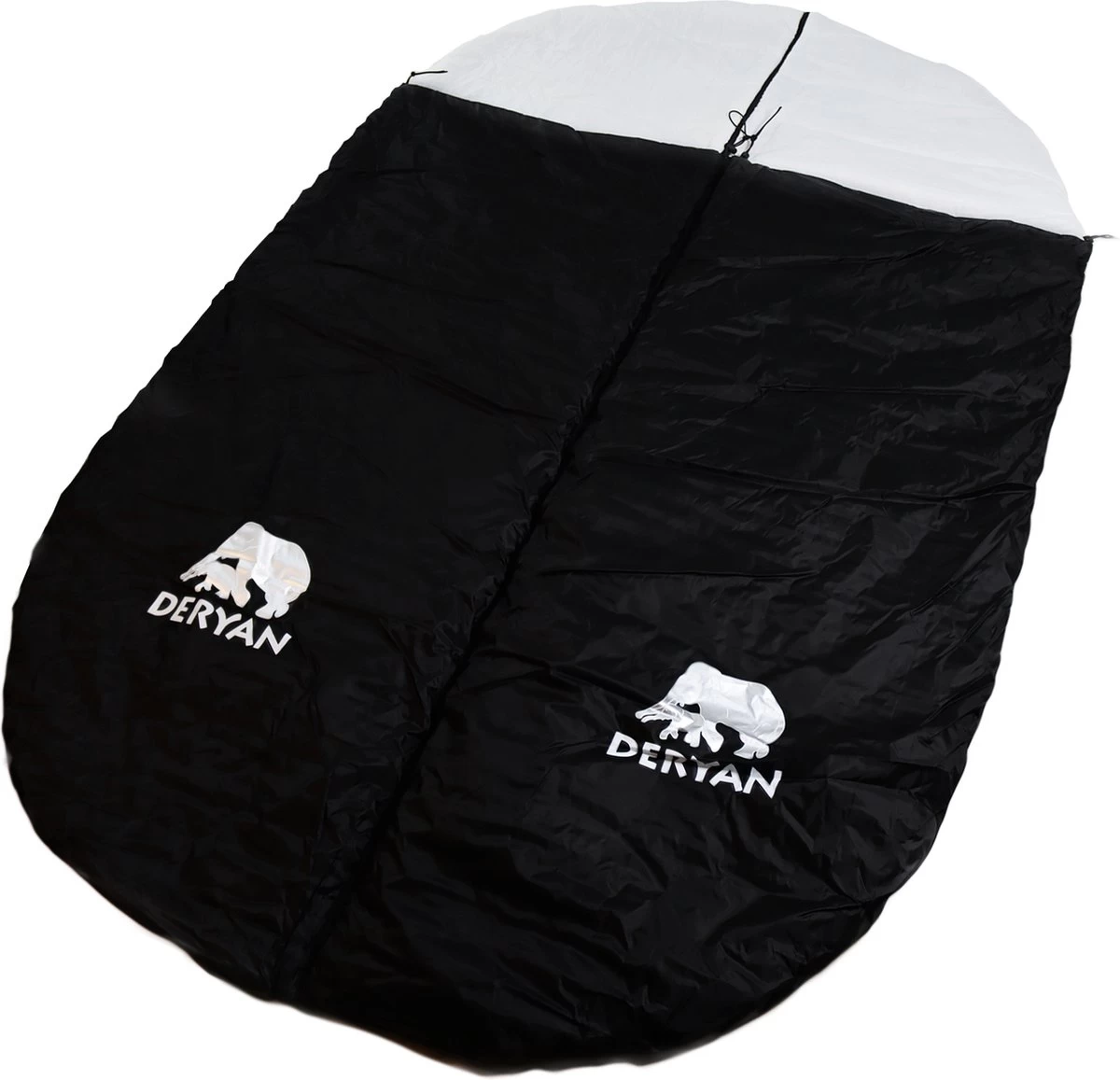 Deryan Cocoon Pop Up Tent - Slaapzak - Luchtbed - Luchtpomp - 4 Persoons - Zilver - Afbeelding 3