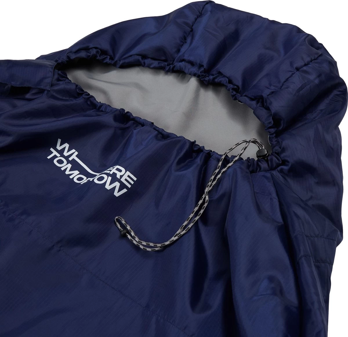 Where Tomorrow Outdoor Slaapzak | Klein En Zacht | 220 X 80 Cm X 50 Cm, Inclusief Opbergzak |ingepakt 26 X 14 Cm | 700g | Marineblauw - Afbeelding 3