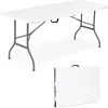 Inklapbare Tafel - Opklaptafel - 180x70x73,5 Cm - Wit
