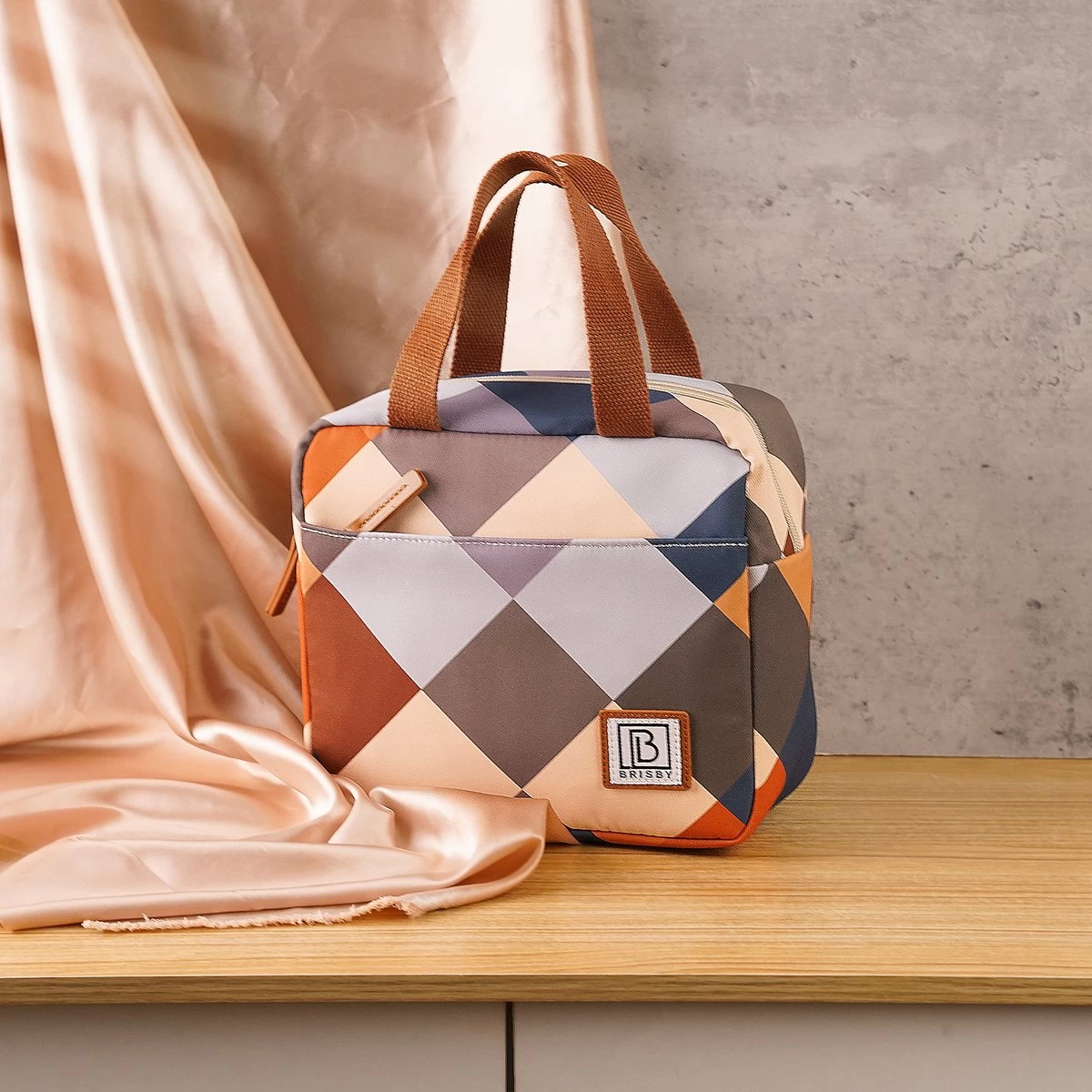 Brisby 4 Laags Geïsoleerde Koeltas - Lunchtas 4 Liter - Blok - Afbeelding 2