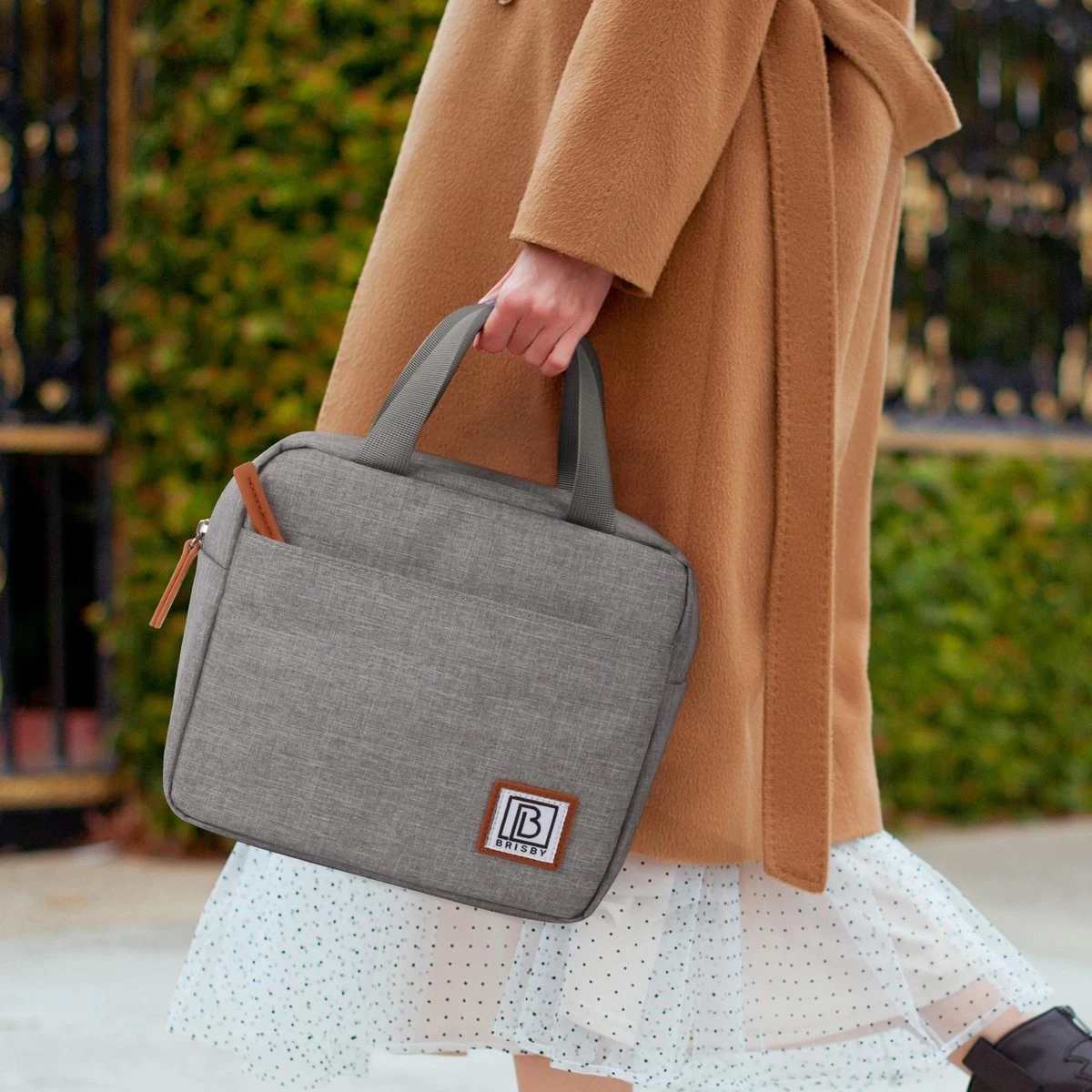 Brisby 4 Laags Geïsoleerde Koeltas - Lunchtas 4 Liter - Lichtgrijs - Afbeelding 5