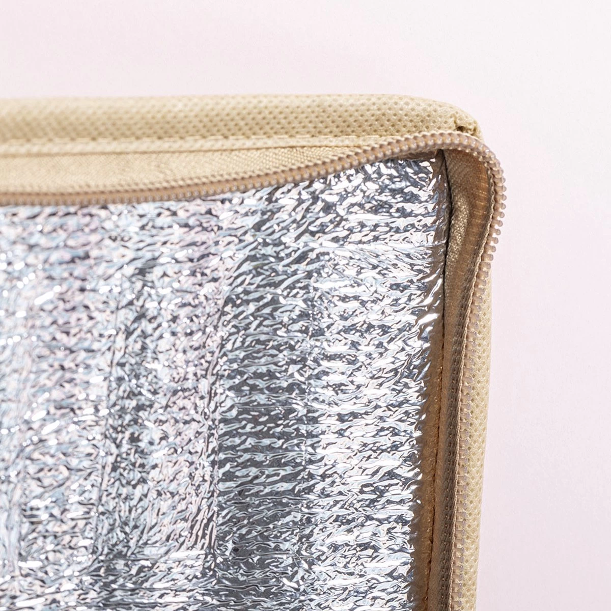 Merkloos Koeltas - Lunchtas - Koeltasje Lunch - Koelelementen - Isolatie - Volwassenen - Dames - Heren - Gerecycled - Papier - Aluminium - Afbeelding 5