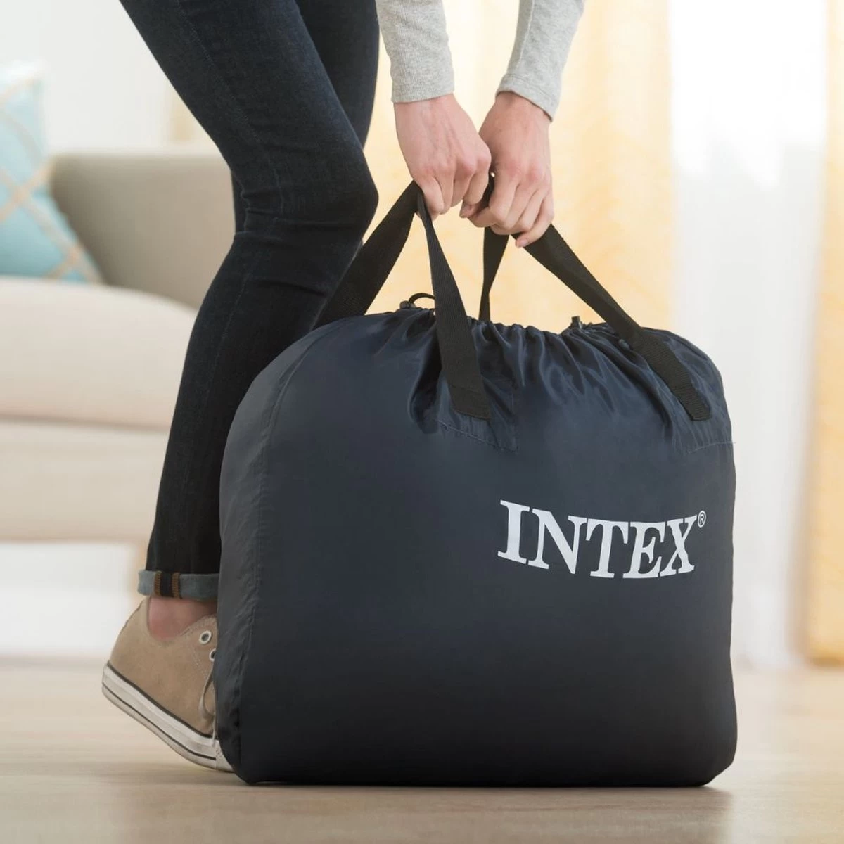Intex Comfort-plush Full Luchtbed - 2-persoons - 203x152x33 Cm - Afbeelding 16