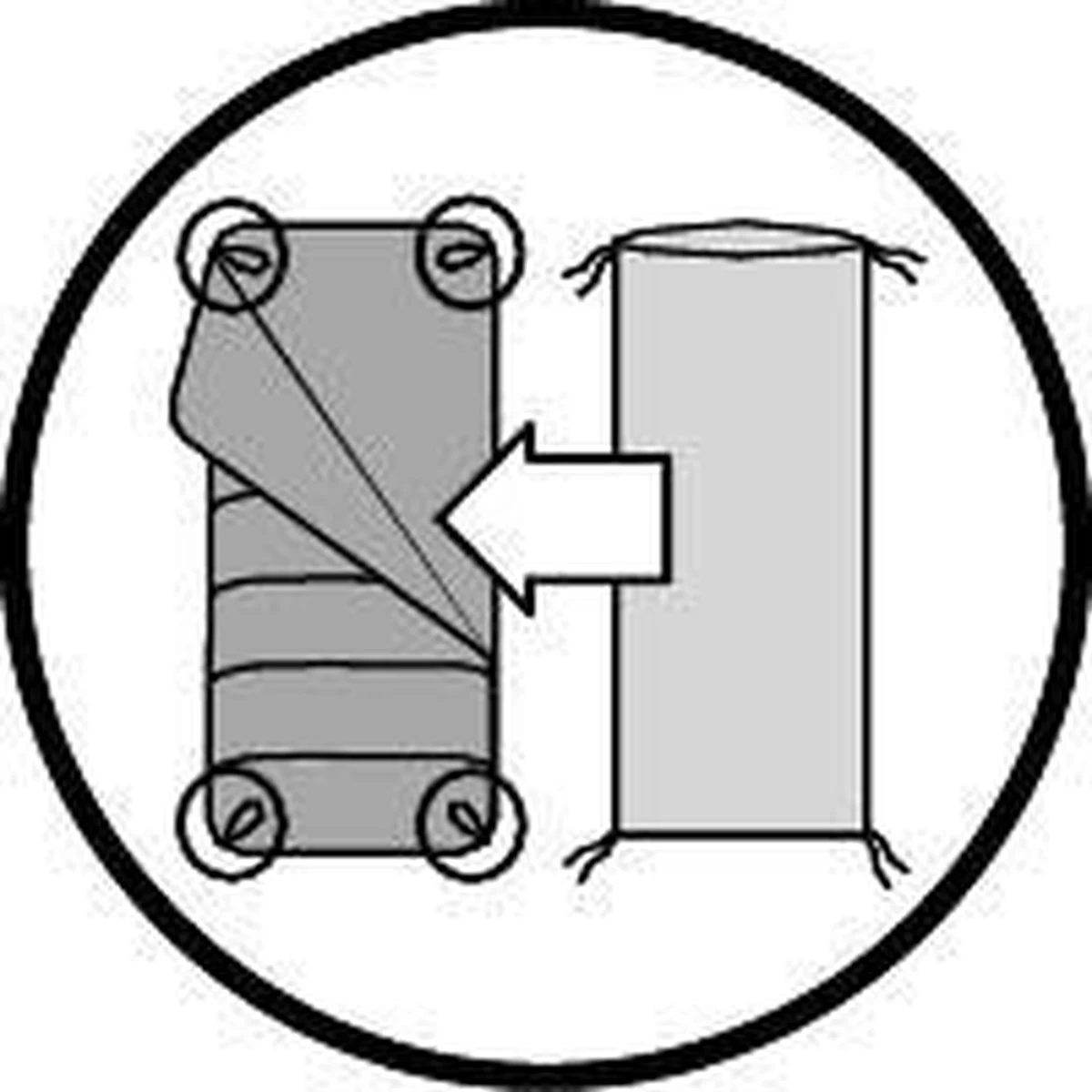 Outwell Slaapzak Contour Rits Links Zwart - Afbeelding 16