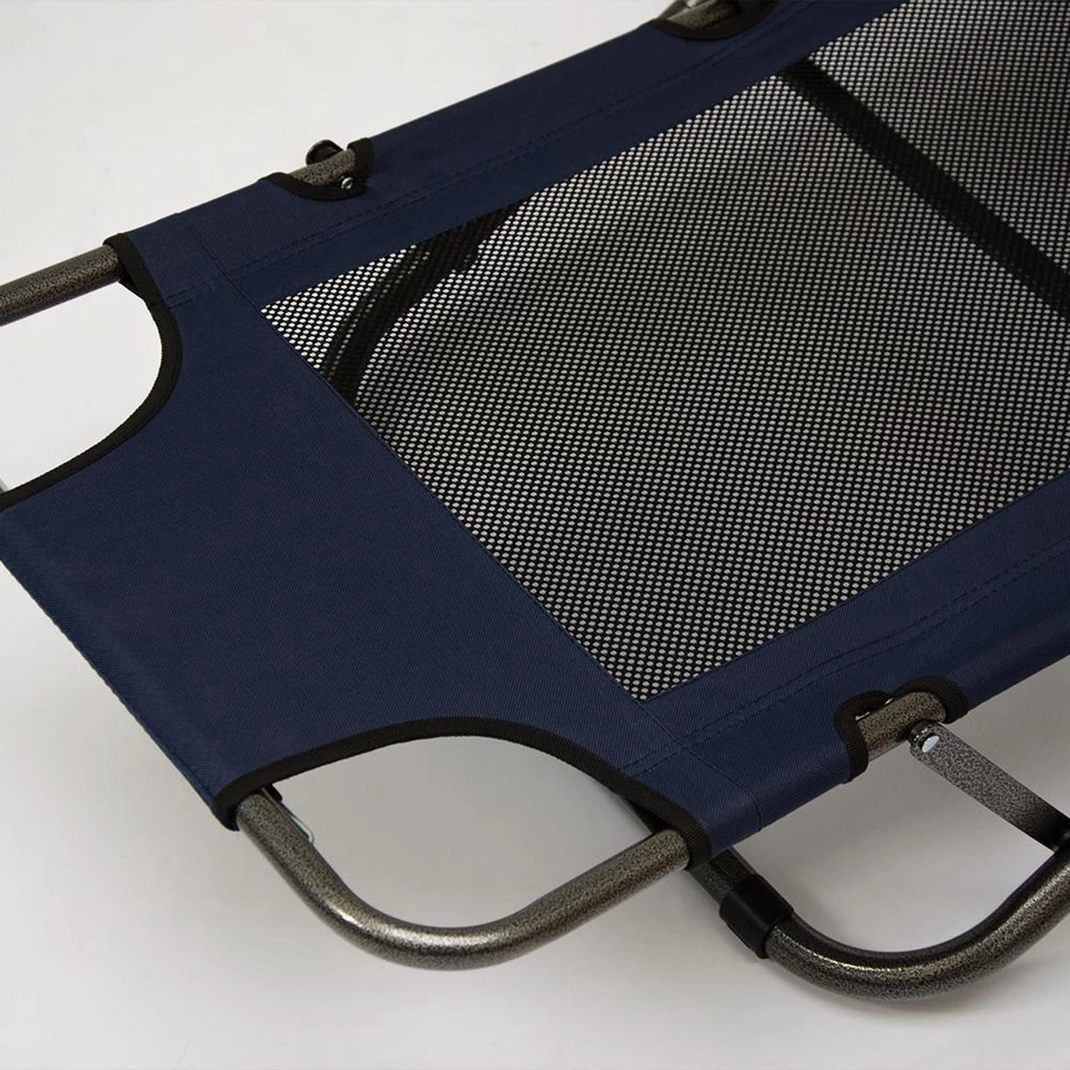 Ligstoel 180x60cm - Opvouwbaar Campingstoel Ligbed Strandstoel Tuinstoel Vouwligstoel Blauw - Afbeelding 11