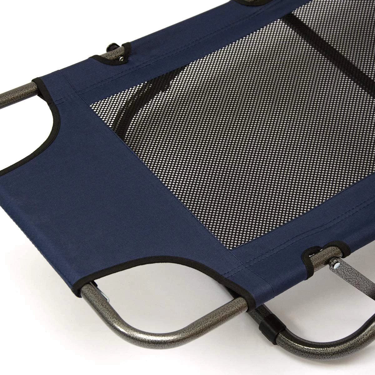 Ligstoel 180x60cm - Opvouwbaar Campingstoel Ligbed Strandstoel Tuinstoel Vouwligstoel Blauw - Afbeelding 18