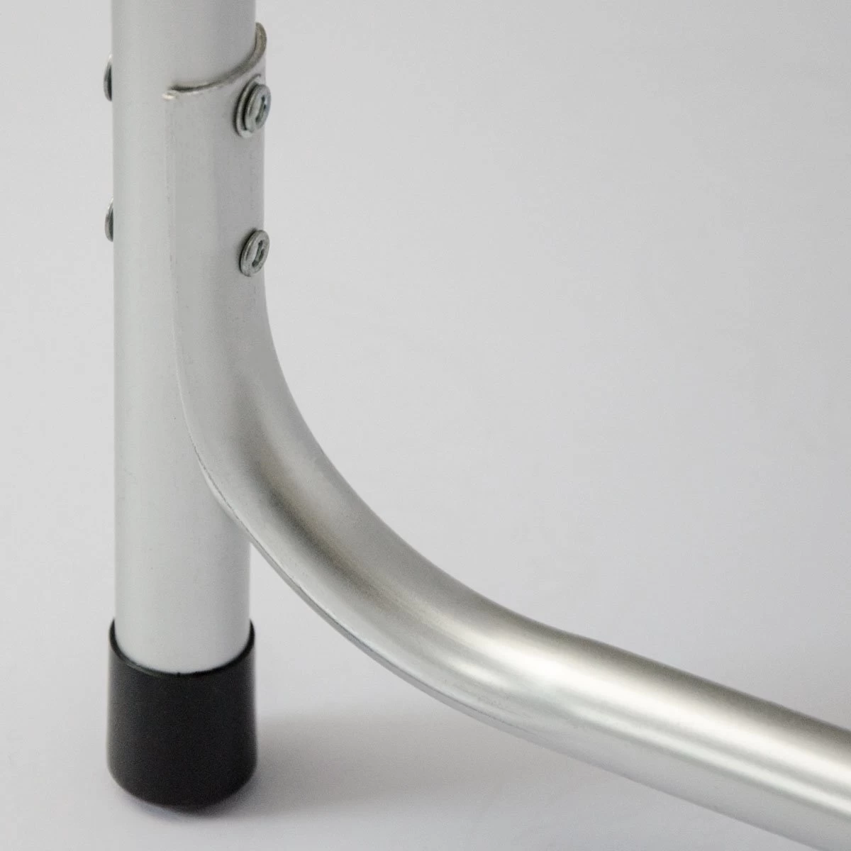 Aluminium Kampeertafel 120x60cm - Campingtafel Inklapbaar - 3-voudig Verstelbare Vouwtafel Antraciet - Afbeelding 6