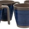 Bo-Camp - Mok - Halo - M - Blauw - 4 Stuks