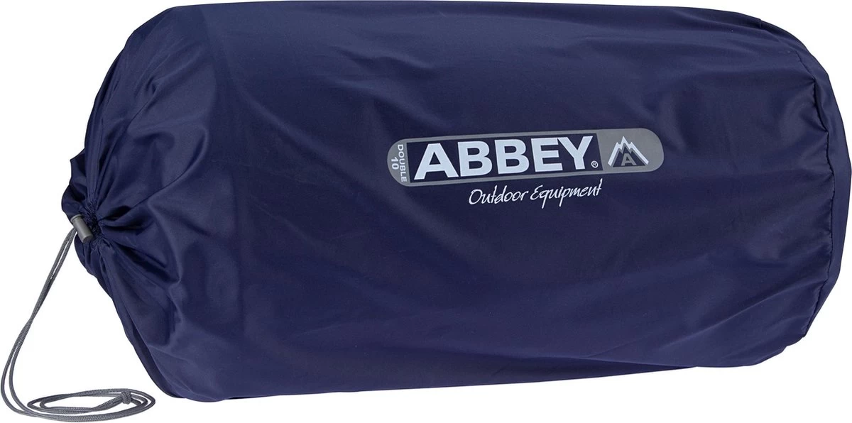 Abbey Camp 3D Zelfopblaasbaar Matras - 2 Persoons - 201 X 132 X 10 Cm - Marine - Afbeelding 3