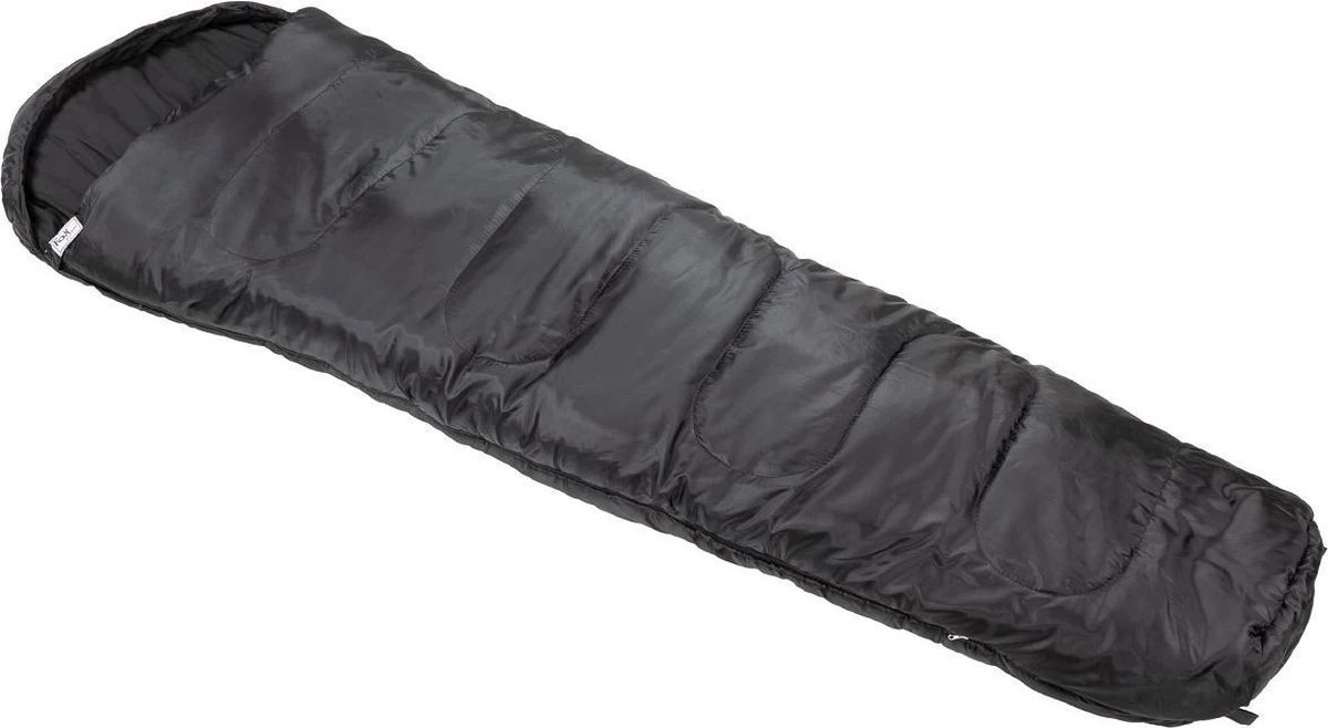 Fox Outdoor - Mummy Slaapzak - Zwart, 2 Laags Vulling