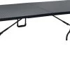 ERRO Vouwtafel - Wickerlook - 180x74cm - Zwart