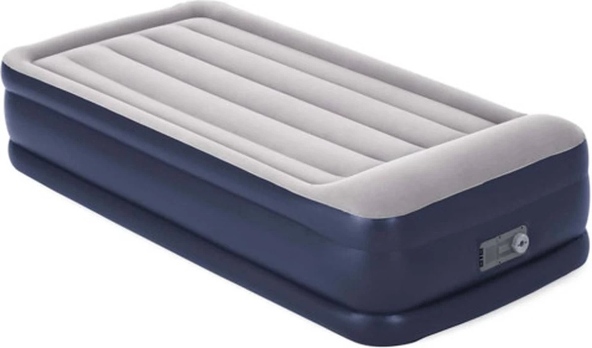 Bestway Luchtbed Tritech 1-persoons 191x97x46 Cm Blauw En Grijs - Afbeelding 2