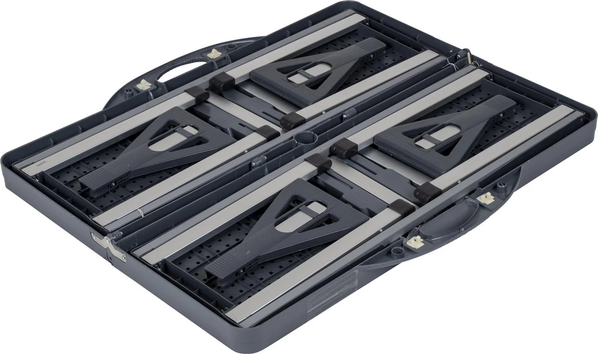 Bo-Camp Picknicktafel - Basic - Inklapbaar - Grijs - Afbeelding 7