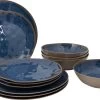 Bo-Camp Tableware Halo - Campingbord - 12-Delig - Blauw