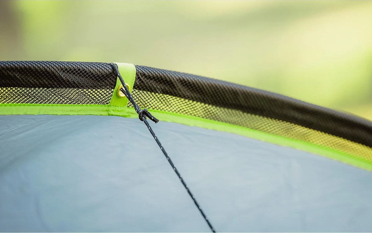 Coleman Vail 6L Tunneltent - Familie Tent - 6-Persoons - Grijs/Groen - Afbeelding 4