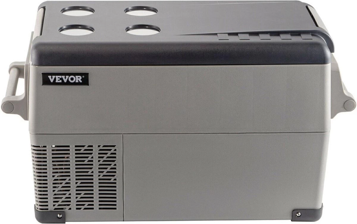 Vevor Auto Koelbox - Mini Koelkast Vriezer - Draagbare Vriezer/Koelkast - Elektrische Koelbox - Mini Vriezer - Auto Koelkast - 35 Liter - Tot -20˚C - 12V/240V - Grijs - Afbeelding 3