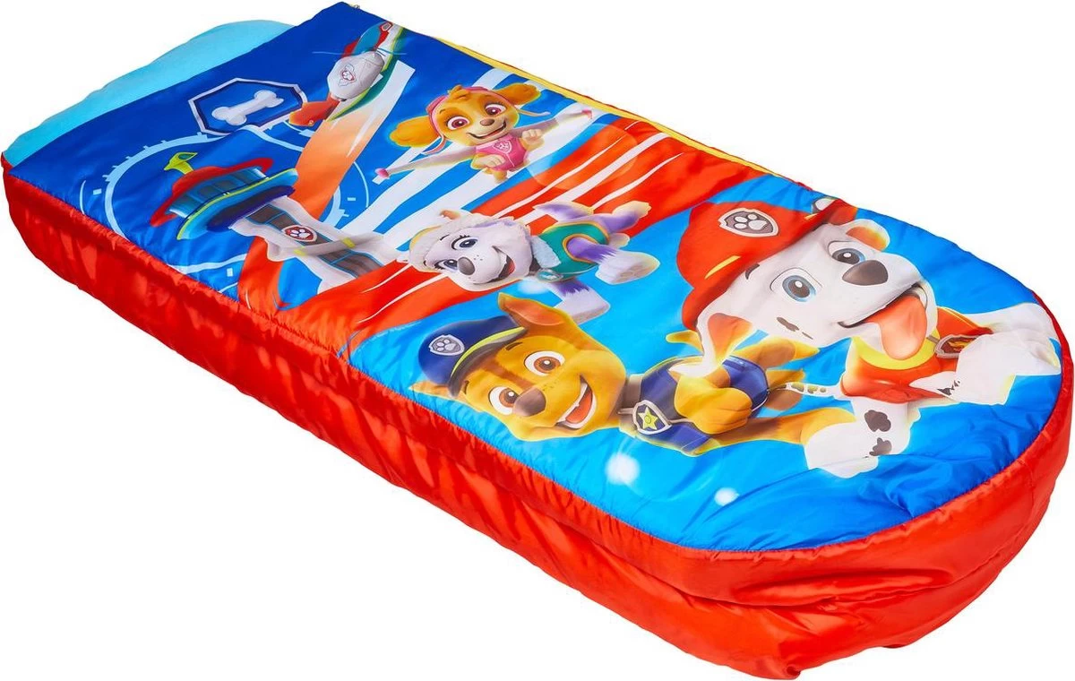 Paw Patrol Junior ReadyBed-2 In 1 Kids Sleeping Inflatable Air Bed In A Bag With A Pump, Polyester, Single - Afbeelding 8