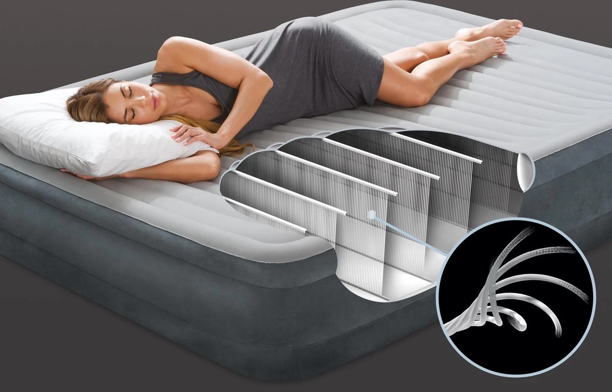 Intex Comfort-plush Full Luchtbed - 2-persoons - 203x152x33 Cm - Afbeelding 7