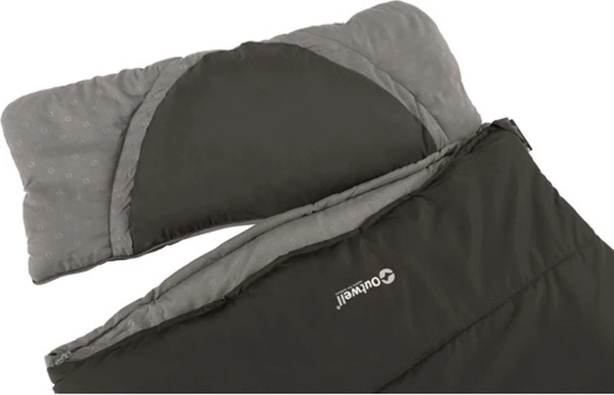 Outwell Slaapzak Contour Rits Links Zwart - Afbeelding 8
