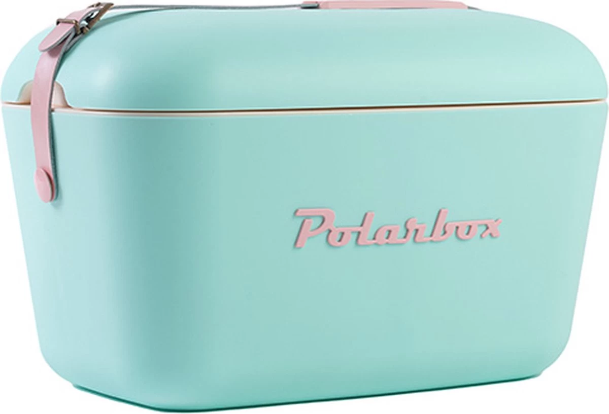 Merkloos Polarbox Koelbox Met Schouderband - Pastelgroen - 20 Liter - 45x30x(H)27cm - Afbeelding 8