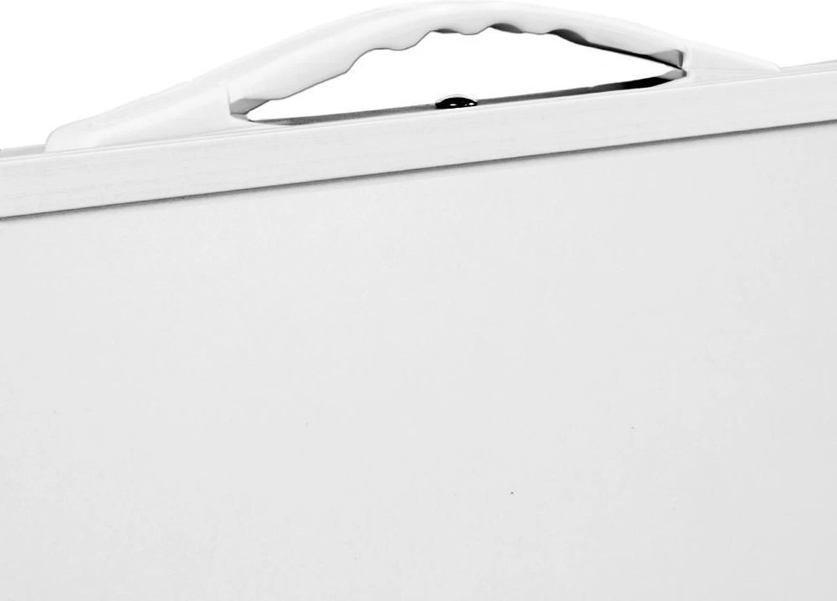 Merkloos Aluminium Inklapbare Tuintafel - Campingtafel - 80x60x68 Cm - Afbeelding 3