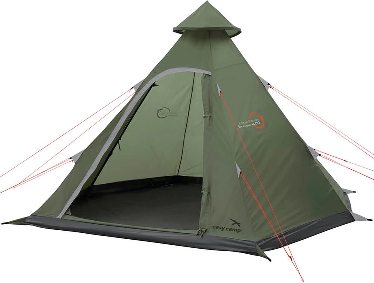 Easy Camp Tent Bolide 400 - Rood - 4 Persoons - Afbeelding 19