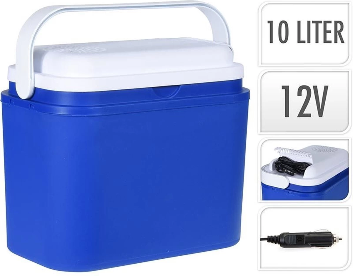 Tom Elektrische Koelbox 12 Volt 10 Liter Blauw - Afbeelding 2