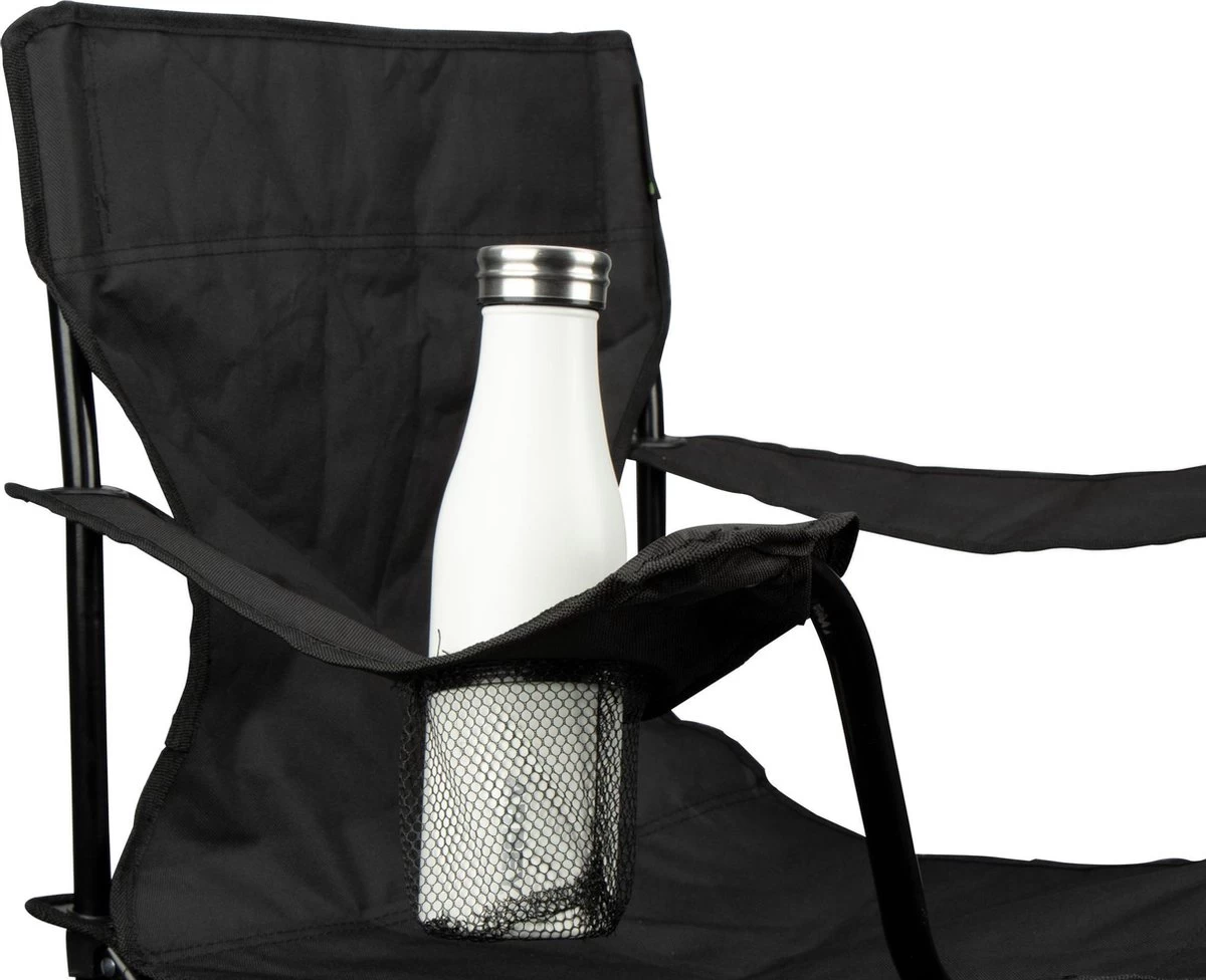 Abbey Camp Campingstoel - Vouwstoel - Zwart - Afbeelding 2
