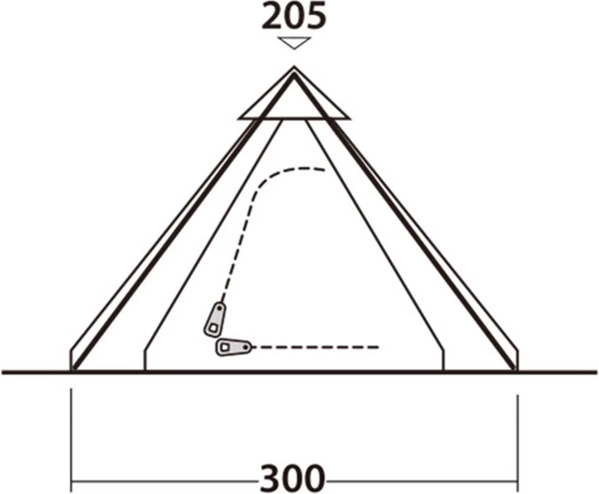 Easy Camp Tent Bolide 400 - Rood - 4 Persoons - Afbeelding 12