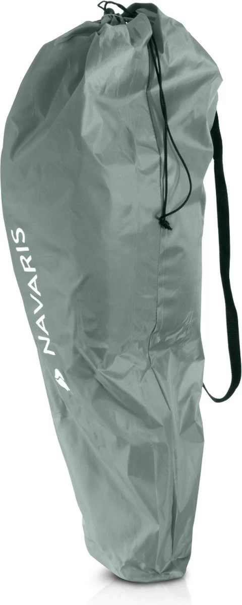 Navaris Klapstoel XXL - Campingstoel Met Opbergtas - Draagbare Stoel Voor Kamperen, Festivals En Vissen -Strandstoel - Inklapbaar - Grijs - Afbeelding 3