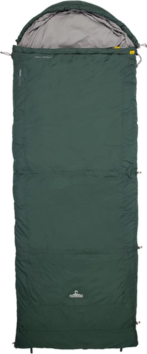 NOMAD® Triple-S Premium Plus Slaapzak (Links) | 220x80cm Groen | Lichtgewicht & Kwalitatief | Slaapzak | Incl Hoes - Afbeelding 15