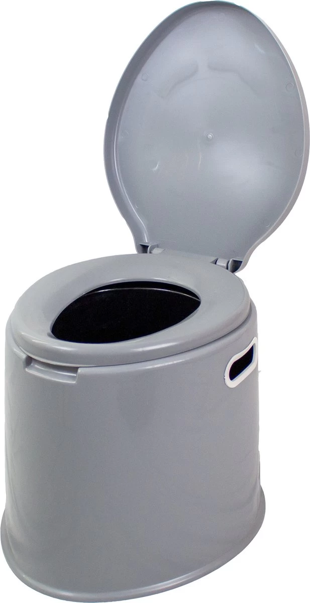 NordFalk Draagbaar Campingtoilet 6 Liter - Camping Toilet Met Binnenemmer - Incl. Deksel En Rolhouder - Afbeelding 3