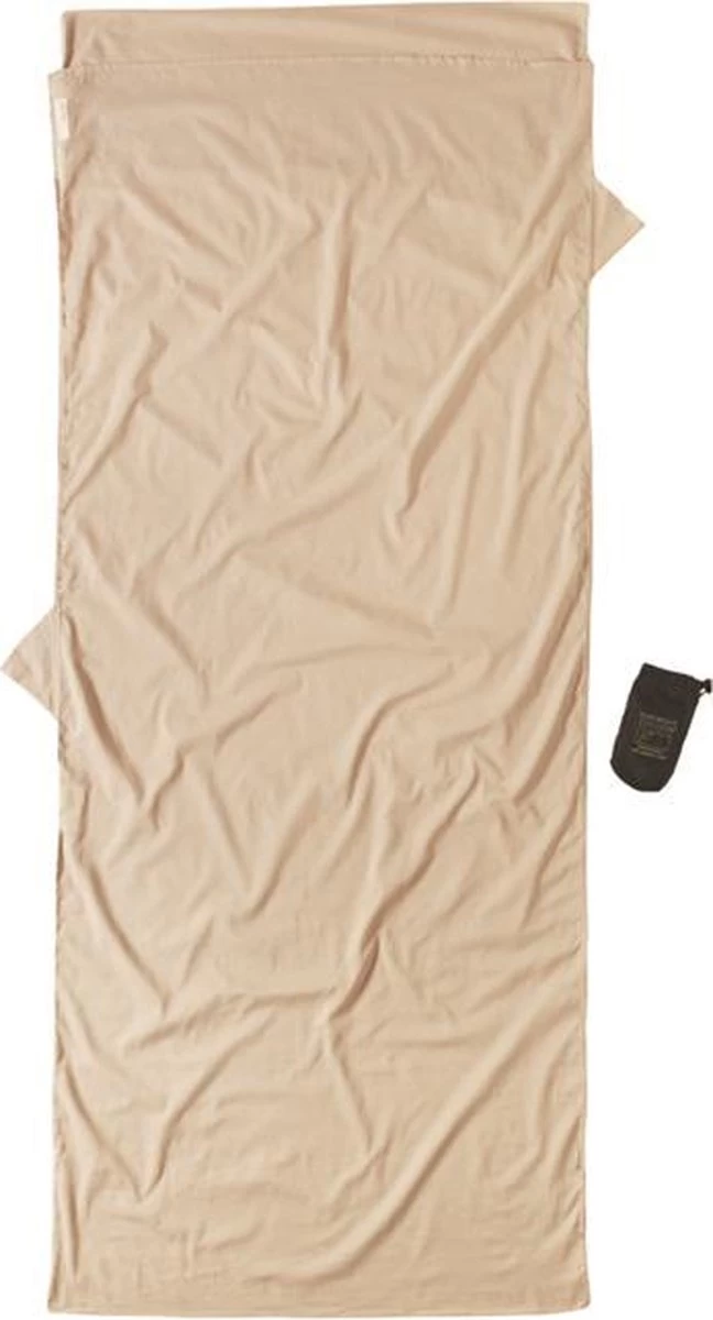 Cocoon TravelSheet - Lakenzak - Egyptisch Katoen - Beige - Afbeelding 2