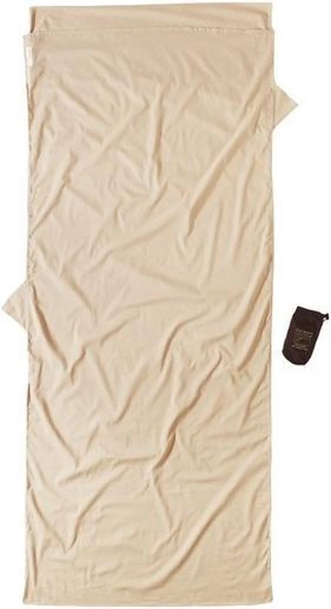 Cocoon TravelSheet - Lakenzak - Egyptisch Katoen - Beige - Afbeelding 7
